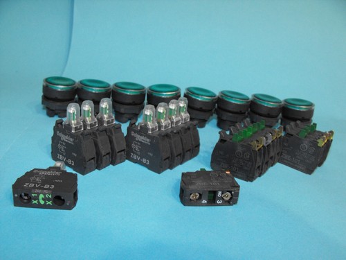 Schneider Electric.TELEMECANIQUE.ZB5AH033+ZBV-B3+ZBE101.24V.(LOTE 24PCS).NUEVO - Imagen 2 de 11