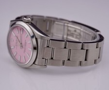 Rolex Oyster Perpetual 31mm Stainless Steel Pink Dial Watch Ref 77080 9