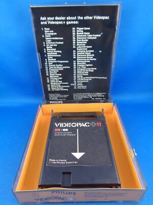 Jeux Philips Videopac n°2 Pairs Space Logic g7400 g7000 vintage rare phillips