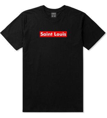 Saint Louis St Misouri Red Box Short Sleeve T-Shirt
