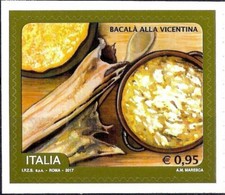 Italia 2017 comida tradicional/baccalà alla vicentina/pescado sin sal gastronomía MNH