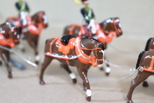 SOLDATS DORSET ROYAL HORSE ARTILLERIE CALÈCHE ET ÉQUIPAGE TROUPE COULEUR 1oe - Photo 10 sur 23