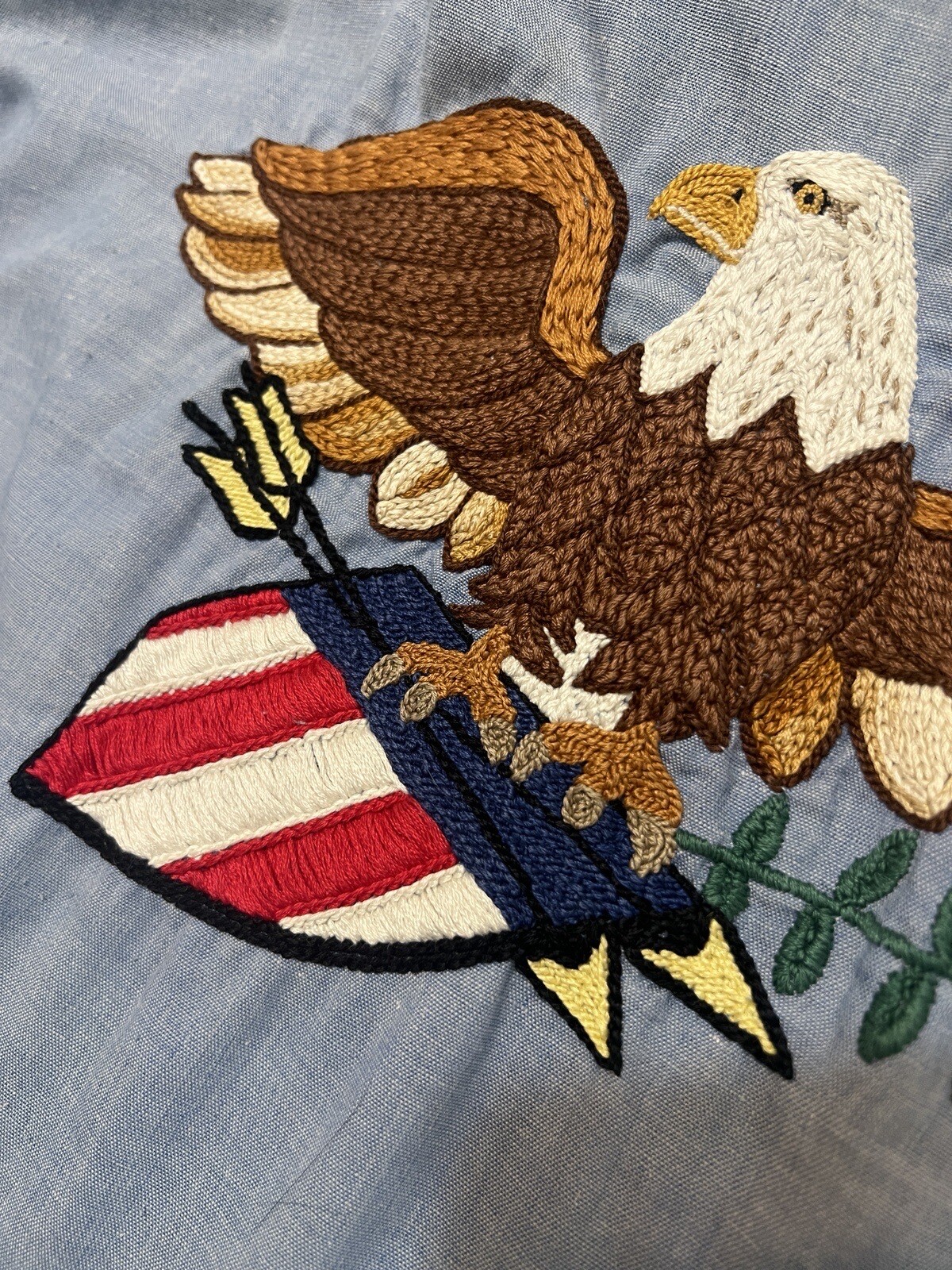 Vtg Dee Cee Western Snap Button Panel Back Chain … - image 10