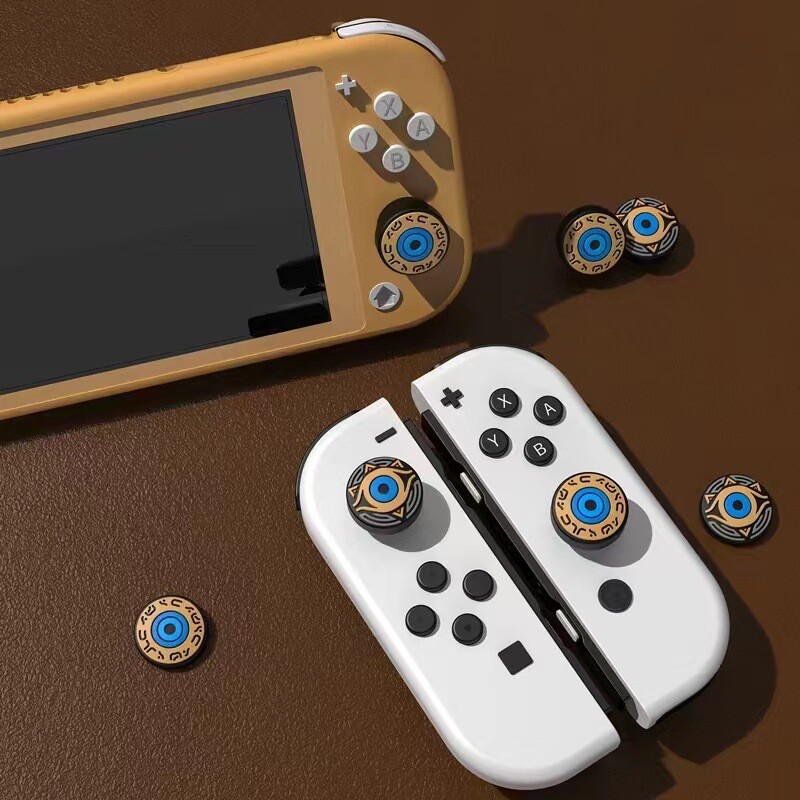 Thumb Stick Grip Cap Zelda For Switch OLED Lite Joy-con Pro Controller