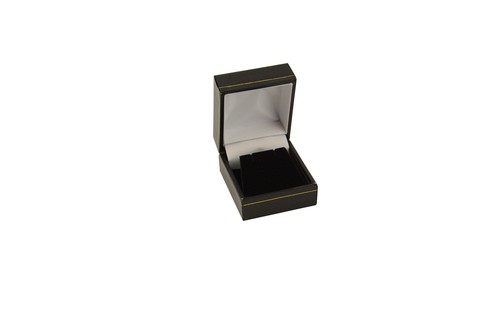 10 x Black Leatherette Earring Boxes - Jewellery Shop Earring Box Case Suppliers - Picture 3 of 4