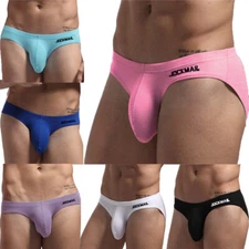 Jockmail Sexy Men Underwear Boxer Briefs U Convex Pouch Design Cotton Underpants