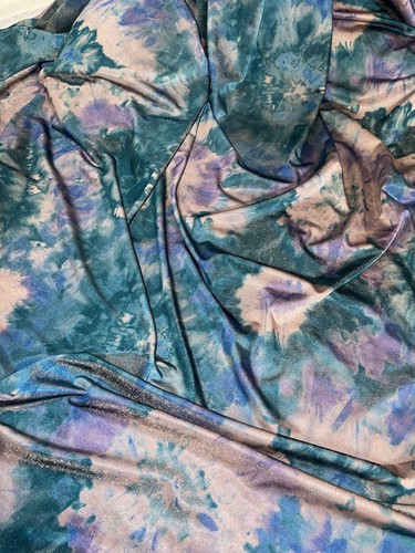 Tela elástica de lycra estampada de corbata de 1 mtr... 58"" de ancho (147 cm) - Imagen 2 de 5