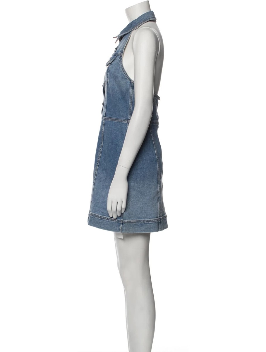 alice and olivia kendall denim dress Alice + Olivia Kendall Denim Mini Dress - Ivy Blue