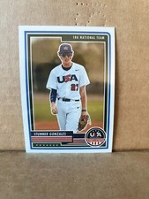 Stunner Gonzales 2023 Panini Stars & Stripes USA Baseball Optichrome Base Card