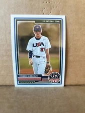 Stunner Gonzales 2023 Panini Stars & Stripes USA Baseball Optichrome Base Card
