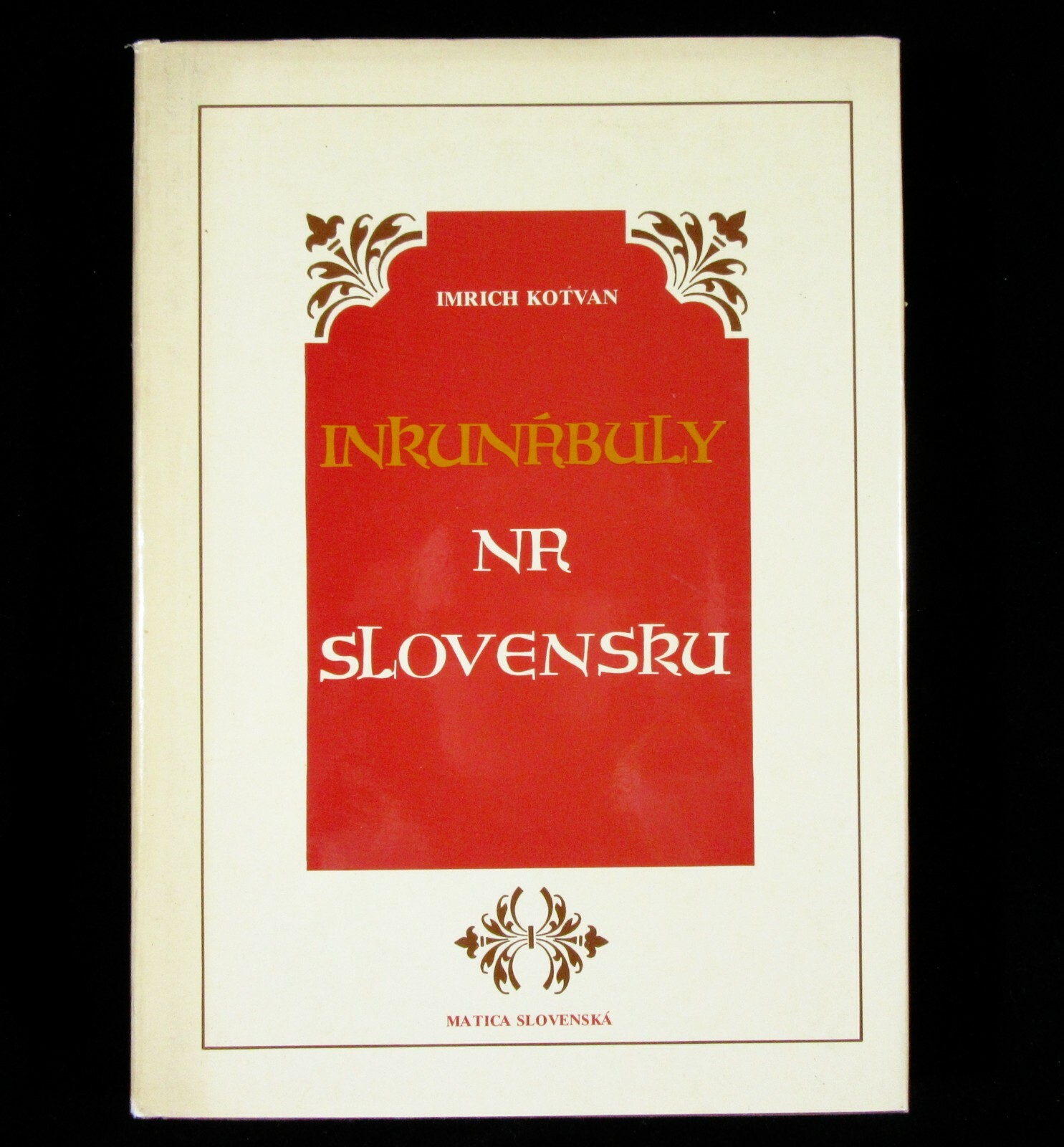 BOOK Incunabula in Slovakia medieval printing document history archive incunable