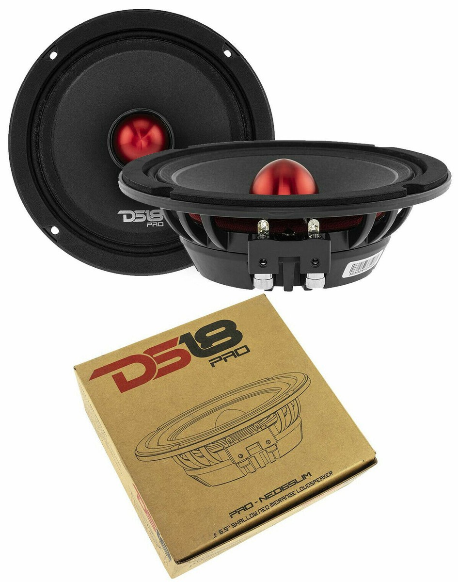 DS18 PRO-NEO6SLIM Shallow Midrange Loudspeaker Slim Thin 800 Watt  Speaker