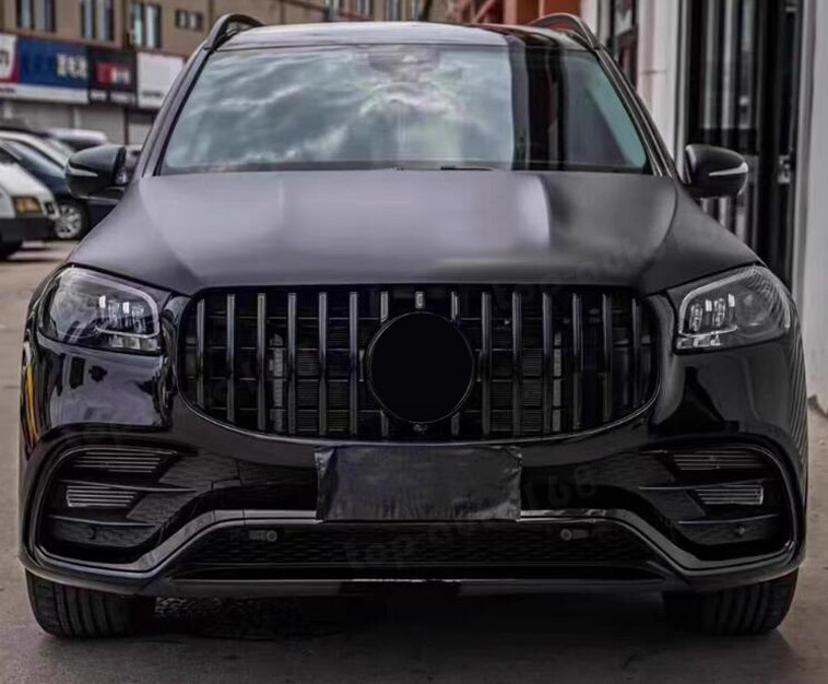 For 2020-2023 Mercedes-Benz GLS-Class Black Front Grille Grill