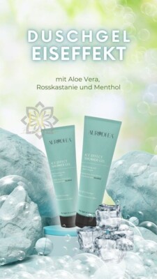 ICE EFFECT BATH FOAM 250 ML Aloe Vera Menthol Cold Effect Chogan Aurodhea