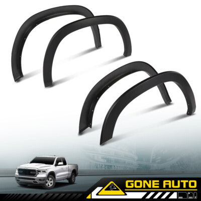 Fender Flares w/ Mud Guard Fit For 2019-2024 Dodge Ram 1500 Smooth Factory Style