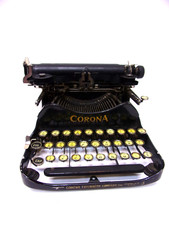 1917 Corona Typewriter #3 with Case and Paperwork to Restore thumbnail