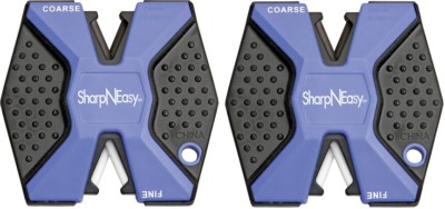 2 PACK AccuSharp SharpNEasy Knife Sharpener 334C Fine and Coarse Ceramic Rods