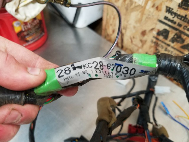96 FORD PROBE GT DASH WIRE WIRING HARNESS MAIN MANUAL GAUGES HEATER