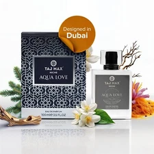 TAJ MAX AQUA LOVE | Dubai Perfume for Women | 3.4oz | 35% Oils | Floral Woody