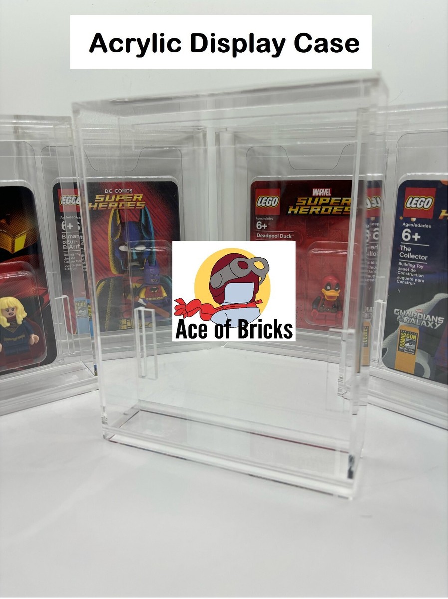 Acrylic Display Case for LEGO SDCC San Diego Comic Con Clamshell