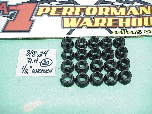 ARP 752-1000 Black Oxide Bolts - 3/8-24 Fine Thread, 1.000 Inch Length, 6-Point Hex Head With 3/8 Socket And Washer, Set Of 5