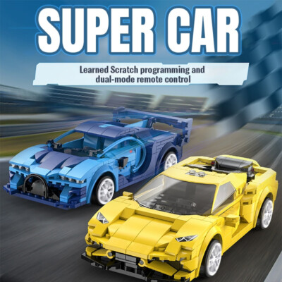 Remote control Sports Car Building Blocks RC Racing Car Bricks Gifts kids Toys 