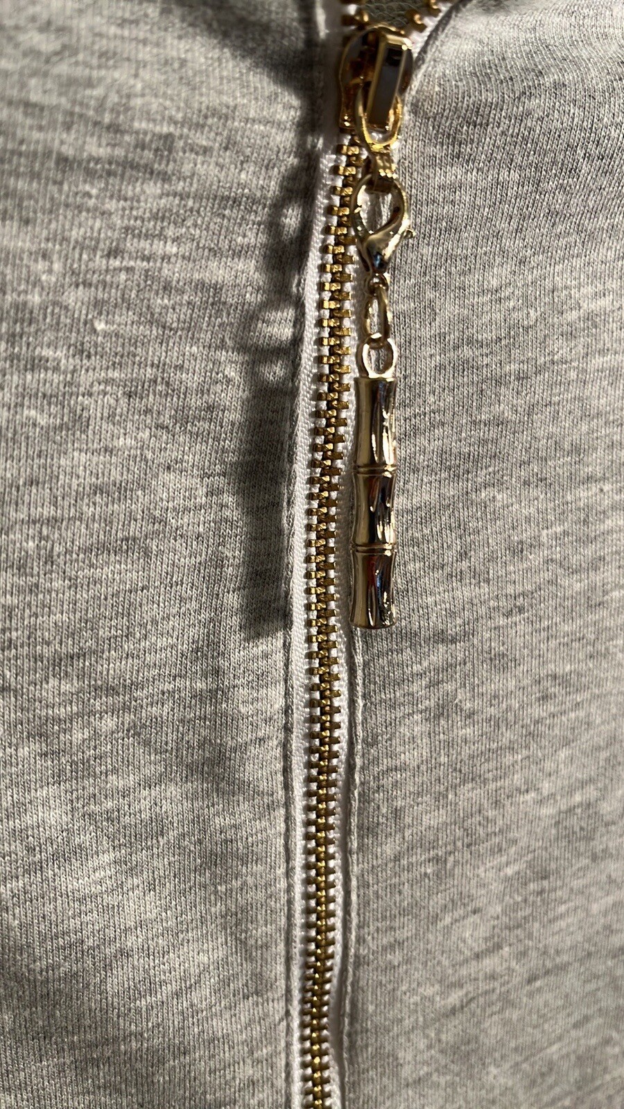 EUC Lilly Pulitzer Skipper Solid Gray Popover Whi… - image 4