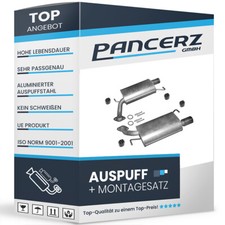 2x Endschalldämpfer für MAZDA 6 (GH) 2.0 2.5i Ab 07 Schrägheck Kombi Stufenheck