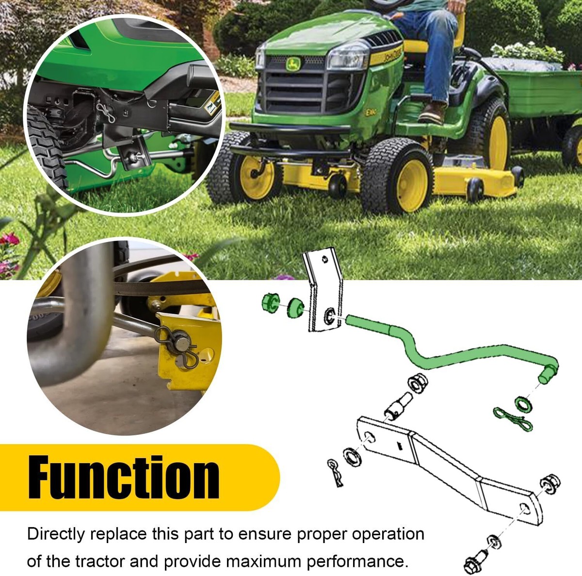 John Deere Deck Lift Rod GX24864 - Ben Burgess