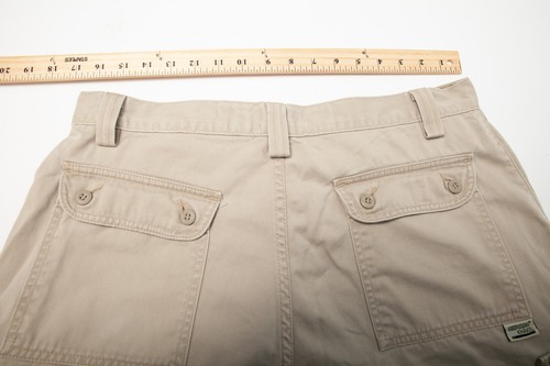 Levi's Silver Tab Shorts Herren 34 beige Cargotaschen flache Vorderseite - Bild 5 von 8