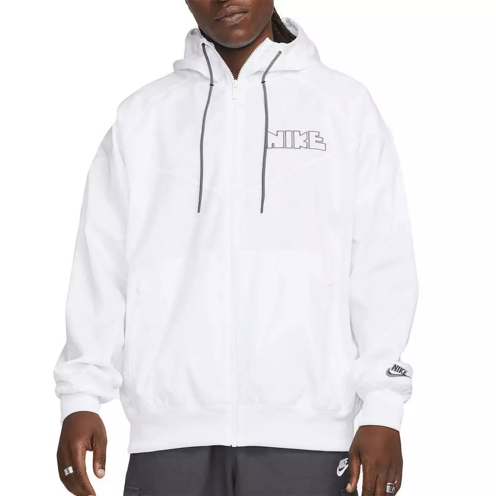 Nike Giacca a Vento da Uomo Windrunner Woven Lined Bianco Codice DX0694 100