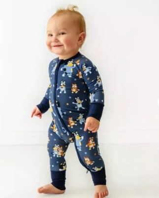 Little Sleepies BLUEY DANCE MODE Zippy (2T)