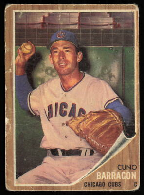 1962 Topps #66 Cuno Barragan RC Chicago Cubs