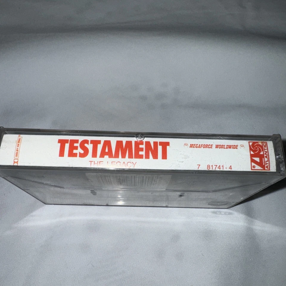 TESTAMENT - THE LEGACY (Cassette 1987, Megaforce Records) Out Of Print! Rare! - Image 3 of 4