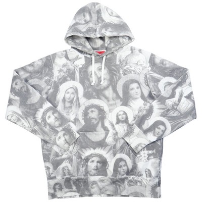 supreme jesus and mary hoodie