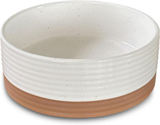 Ceramic Pet Bowl Size Medium - /Water Dish for Large Puppies, Cats, Retrievers,
