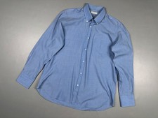 Vintage YSL Yves Saint Laurent Classic Striped Long Sleeve Shirt Blue size XL