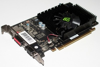 XFX HD-555X-ZNF2 V1.0, Radeon HD 5550, PCI-E, 1 GB, DDR2, DVI, HDMI, VGA