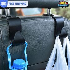 4PCS Car Seat Back Headrest Hooks Hanger Holder Hook for Bag Purse Shopping