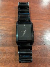 Fossil Arkitekt Men's Watch Black Stainless Steel Back Quartz
