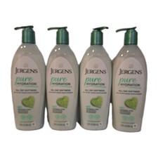 Jergens Pure Hydration Lotion Plant Based Moisturizers 13 fl oz Each New (4)