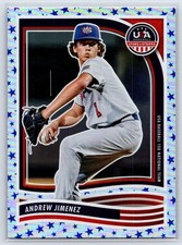 2024 Panini Stars & Stripes USA Baseball Andrew Jimenez #52 Stars USA