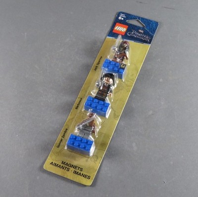 LEGO  Pirates of the Caribbean  3x Magnet Figur Jack Sparrow Barbossa Zombie