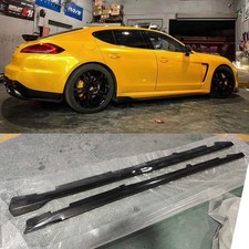 For Porsche Panamera Hatchback 2014-2016 Carbon Fiber Side Skirts Body Kits For Porsche Panamera Hatchback 2014-2016 Carbon Fiber Side Skirts Body Kits