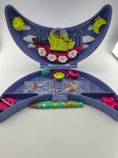 Vintage Bluebird 1996 Polly Pocket Moonride pencil case RARE