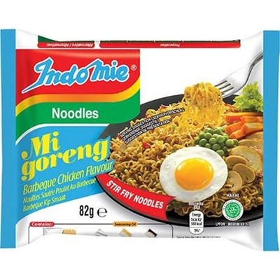 10er Pack - IndoMie Mi Goreng Instant Noodles Grillhähnchen Geschmack (10x 82g)
