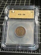 1870 Indian Head Cent 1c ICG G4