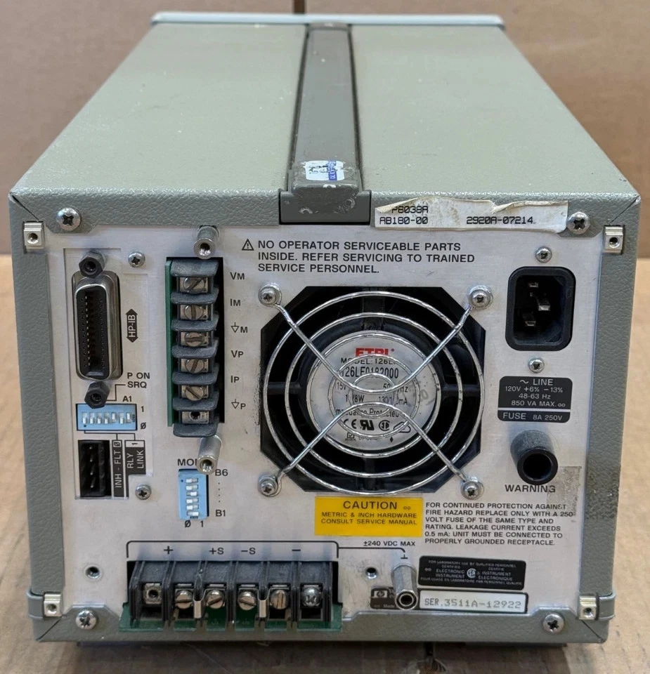 HP 6038A Autoranging DC Power Supply – No Power On – For Parts & Repair - Image 2 of 2