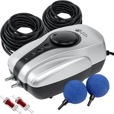 Pond Aeration Kit Pond Air Pump Koi Pond Aerator for Pond up to 1000 Gallon NEW