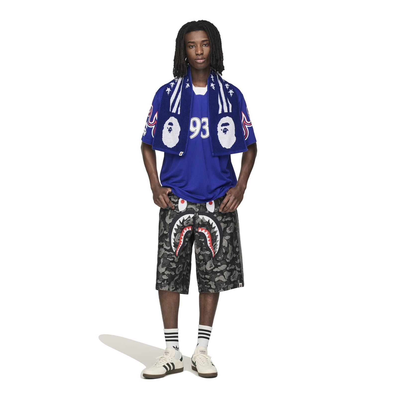Adidas Originals x Bape (Japan Blue) FB Towel KF4920 thumbnail 6